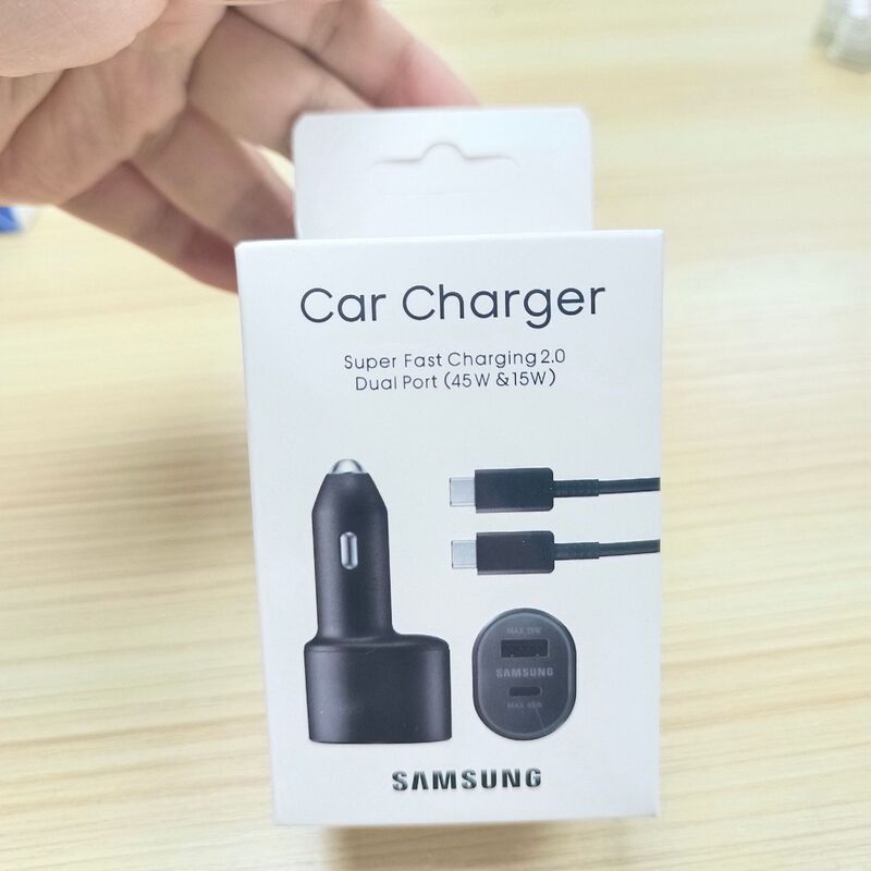 Suitable for Samsung S22Ultra 45W Car Battery Charger A+C One-To-Two Car Charger Ultra-Fast Ep-L530