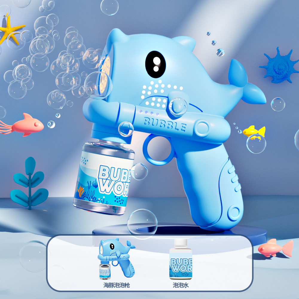 Máquina de burbujas espacial completamente automática, juguetes eléctricos para niños, pistola de burbujas de mano luminosa, barra de burbujas, regalo, envío transfronterizo