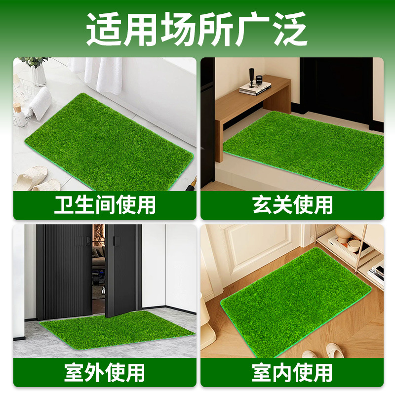 Amazon explosión césped artificial simulación de borde artificial sellado de borde alfombra de césped falso alfombra de plástico antideslizante para el hogar image 5