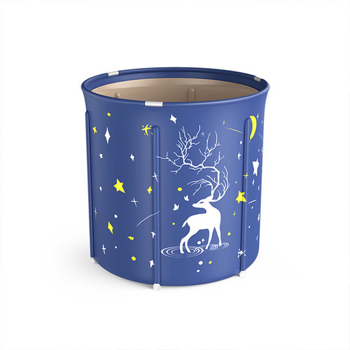 Adult folding heated bath bucket household bidet full body bath bucket adult artifact wholesale