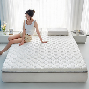 New Type a Knitted Cotton Embroidered Latex Anti-Pressure Cotton Mattress Rose Pattern Single-Sided Tatami Latex Mat