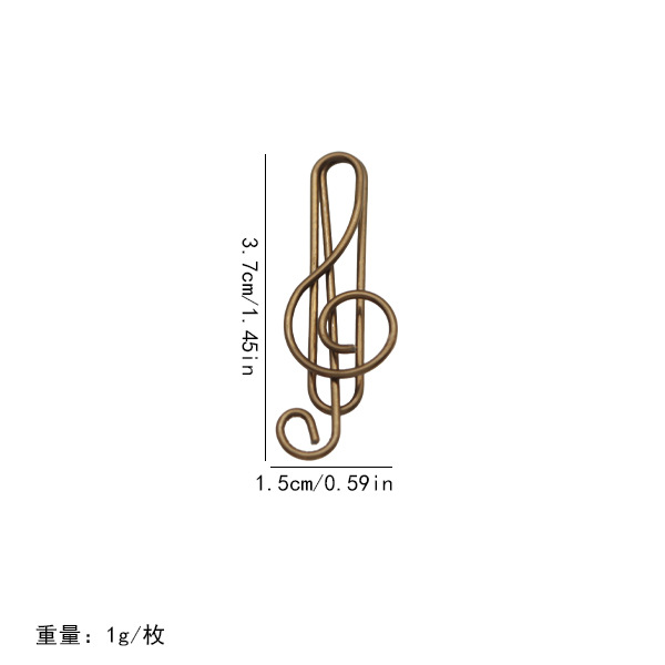 Nuevos productos 21 notas de color clips pet línea de plástico encapsulado de alto tono de música pin con fábrica de embalaje en stock