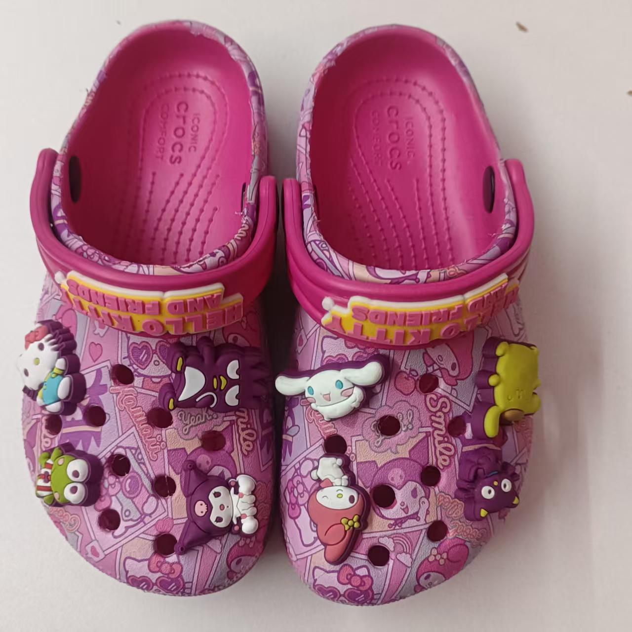 Zapatos infantiles de estilo conjunto zapatos tridimensionales flores niños zapatos de playa al aire libre| 208630