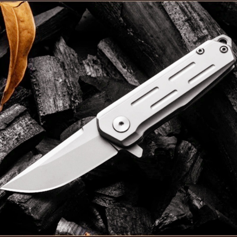 D2钢随身便携快开小刀锋利战术折刀水果刀多功能高硬度迷你折叠刀
