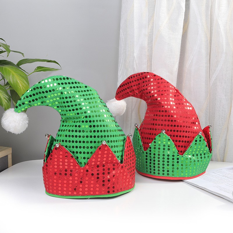 Nuevo gorro navideño de terciopelo para adultos, gorro navideño, gorro de carnaval navideño image 1