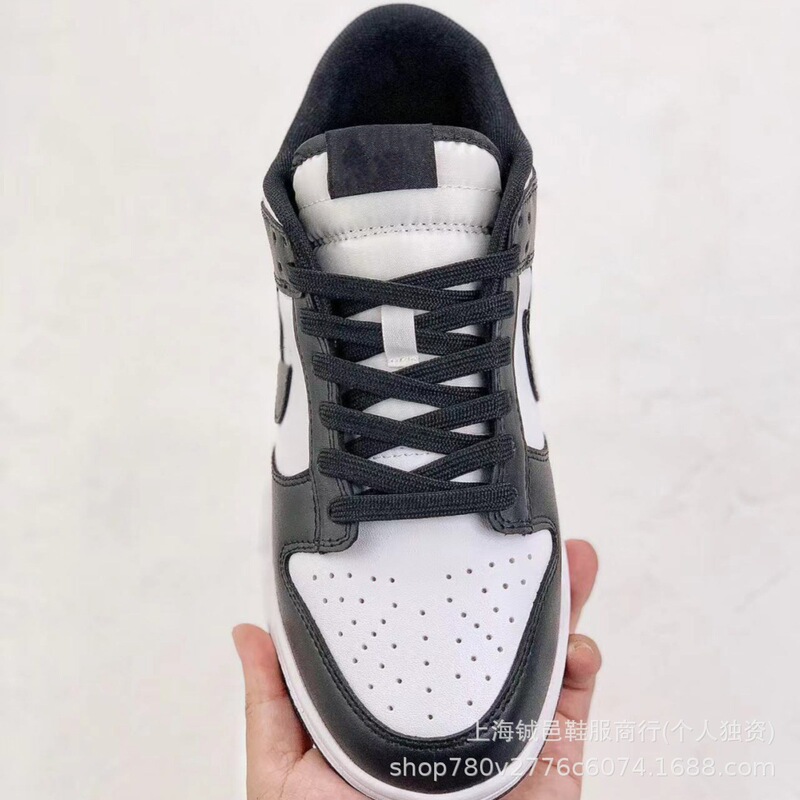 Putian shoes DUNK low "BLACK" black and white panda university blue sports low-top board shoes DD1391-100