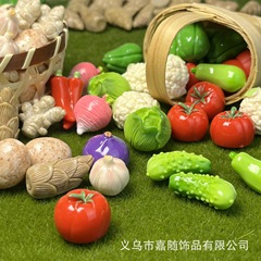 ミニ食游シミュレーション野菜果物diyアクセサリーミニチュア景観置物人形屋小玩具dollhouse