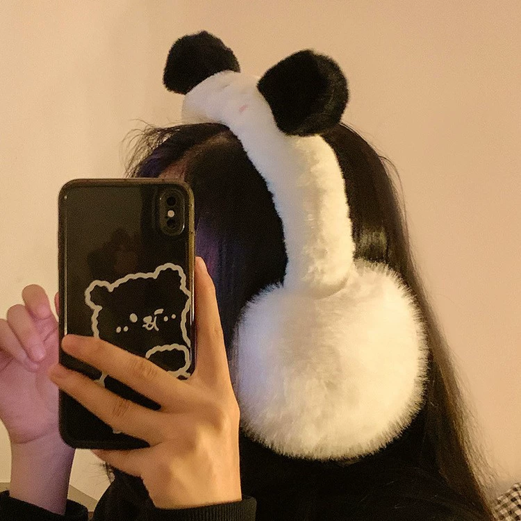 Согревающие наушники, мультфильмовый earmuffs, защита ушей