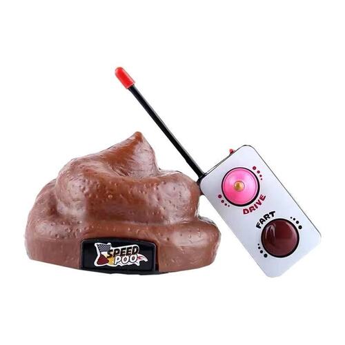 Foreign trade product creative novel and strange simulation farting bread adult stress relief prank toy remote control poop car