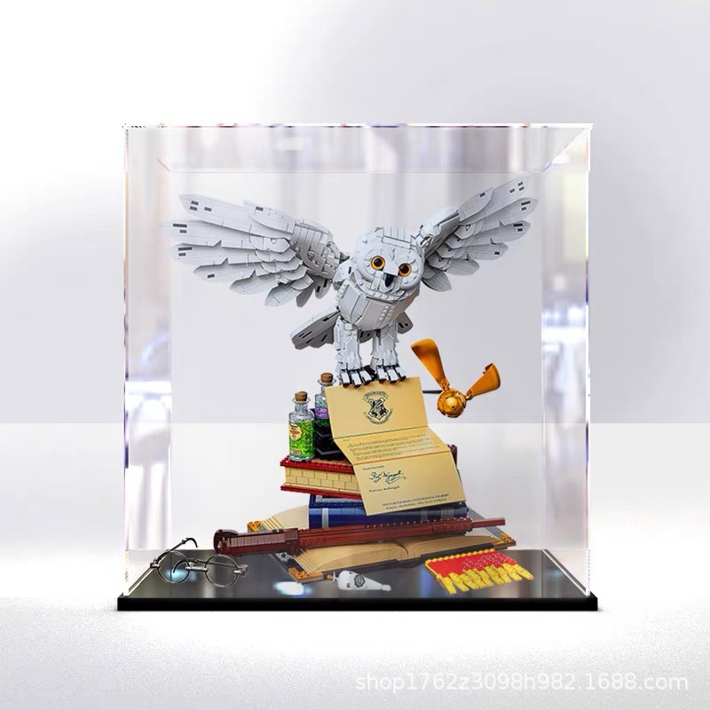 Compatible con ladrillos de Lego Hedway búho Harry Potter adulto modelo difícil para niños y niñas juguetes transfronterizos