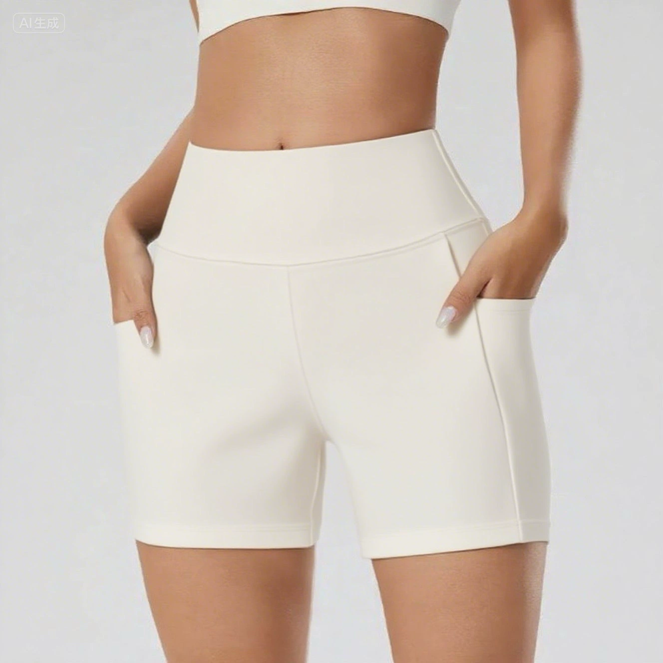 (Cross-border trading), quick dry underwear for hips shape correction, travel yoga clothing, tennis shorts, trousers for badminton, leggings, high waist, for running