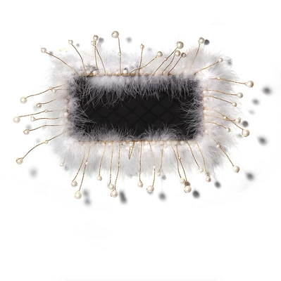 Anti-slip mat Mat Car Interior Decoration Accessory Camellia - 20mm-pearl-feather-mat
