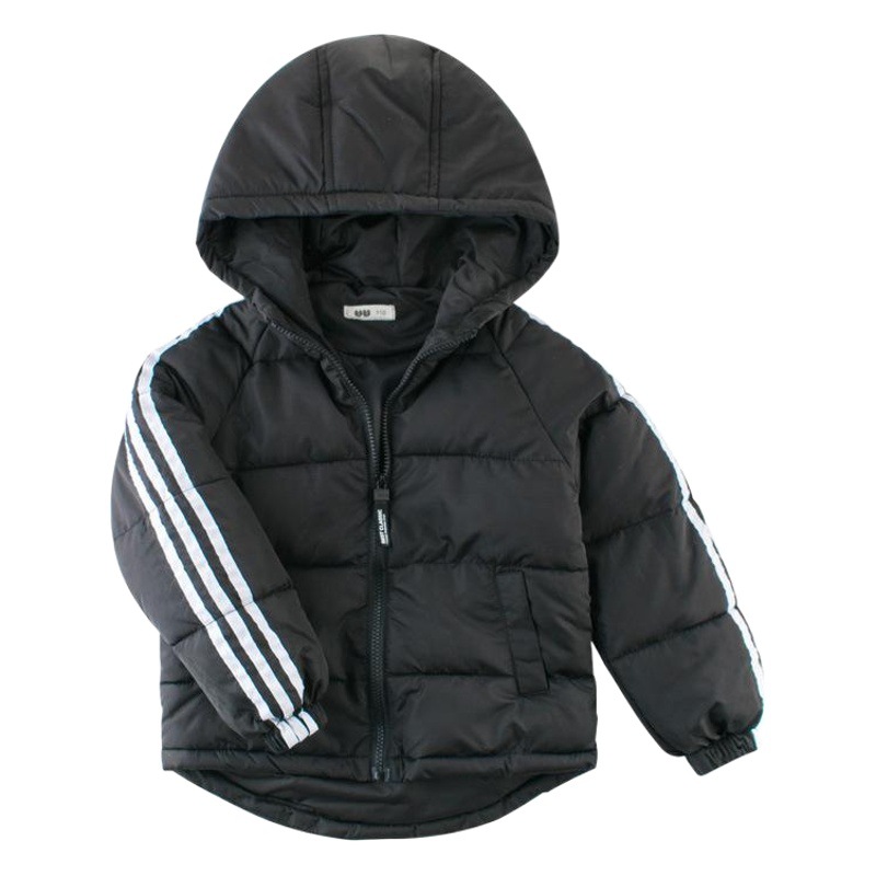 Ropa infantil de la marca 27kids, abrigo de algodón para niños, otoño e invierno, listo para enviar, chaqueta infantil nueva de 2024, ropa de bebé a la moda