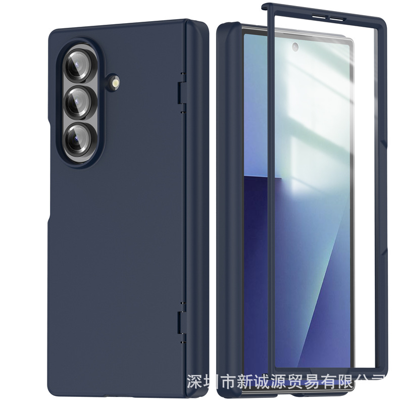 爆品适用三星Z Fold7手机壳中轴折叠高清透钢化膜全包铰链保护套|undefined