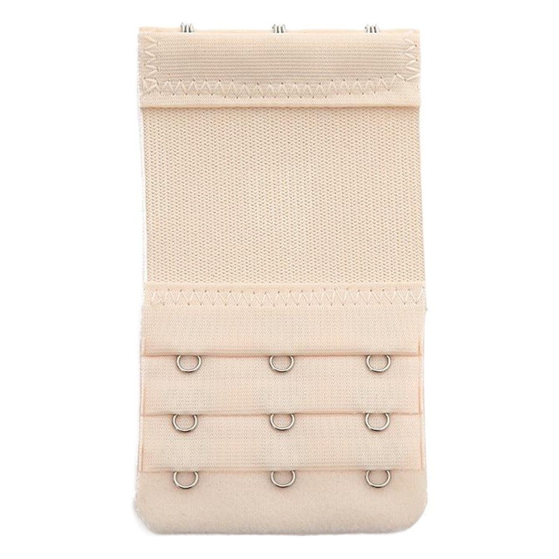 Foreign Trade Hook-And-Eye Closure Women's Underwear Extender Buckle Elastic Back Extension Three-Row Three-Hook Underwear Buckle Direct from Manufacturer