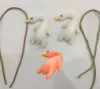 Color-changing roast duck with large size (width 5.4 cm high) with rope