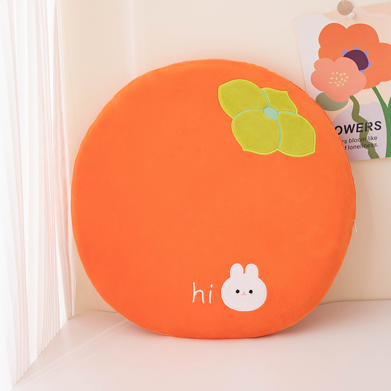 Yuanqi animal lindo almohadilla de fruta redonda almohadilla de memoria almohadilla de algodón de rebote lento estudiante de oficina sedentaria