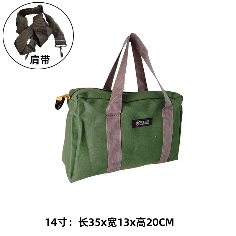 Kit de herramientas de hardware portátil multifuncional de Pengong para aumentar la bolsa de mantenimiento de lienzo resistente al desgaste de tela impermeable de Oxford