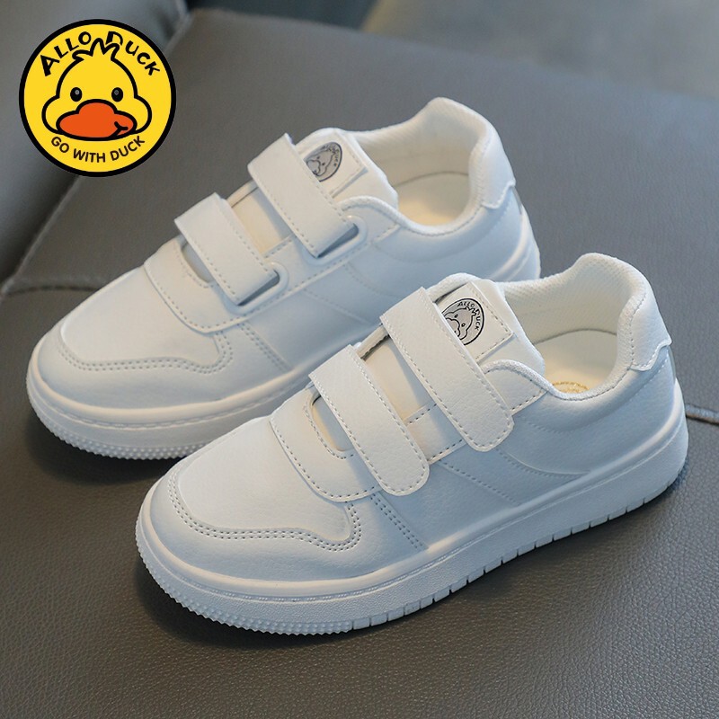 [School Designated] Children's White Shoes 2023 Spring Boys' Shoes Girls Casual White Sneakers Elementary School Shoes