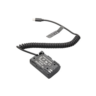 Applicable to Canon LP-E6 fake battery to TYPE-C interface spring line SLR EOS 6D, 6D2, 60D