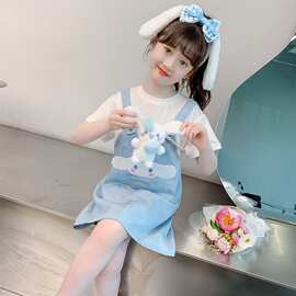 玉桂狗女童裙子夏季2026新款儿童连衣裙韩系穿搭大童女装夏款女孩