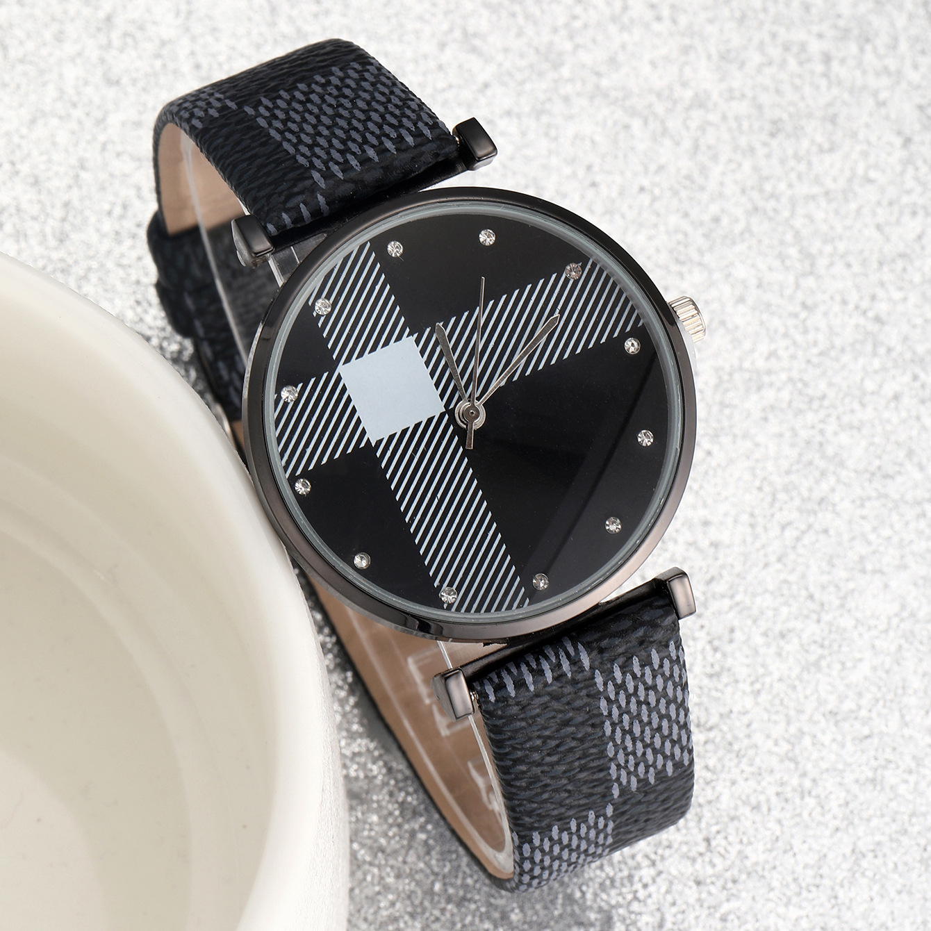 3-pack 2024 Ny modeklocka Damklocka Damklocka Studentklocka Koreansk stil Vardagsklocka_voghion.com