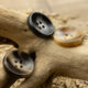 Bowl Brown Color Suit Resin Button Black Brown Retro Woolen Coat Coat Sweater Button