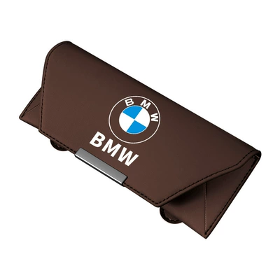 Suitable for Bmw X1X2X3X5/3 Series Car Glasses Clip/Bill Clip - mocha-brown