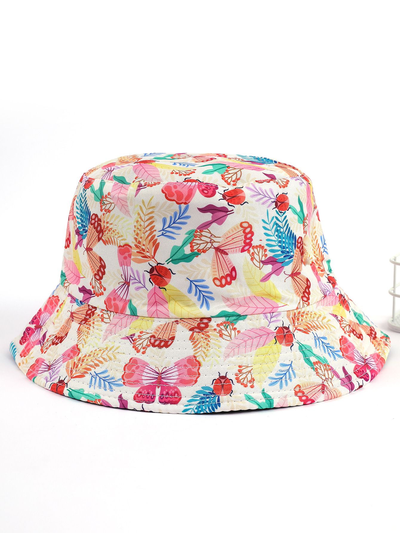 Flor pescador sombrero femenino primavera y verano estilo coreano todo partido estilo japonés viaje sol sombrero Cuenca sombrero plegable