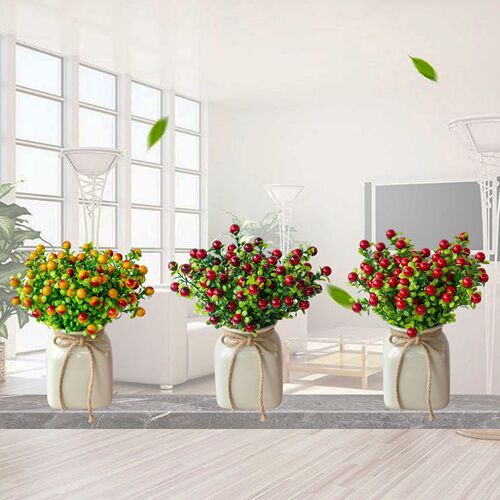 Wholesale simulated plant simulated fruit rich fruit lucky fruit wishful auspicious fruit home decoration flower arrangement