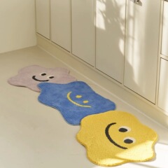 不規則な星型のカーペット、インスタイルのリビングルーム、子供部屋、ソファ、ベッドサイド、滑り止め、玄関、特殊形状のフロアマット、インスタイル
