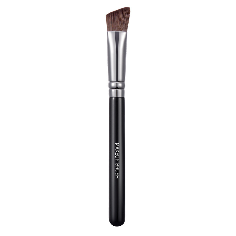 GECOMO triángulo Bevel corrector cepillo de cerdas suaves no duele la cara marcas de acné patrón francés manchas traceless corrector cepillo de maquillaje