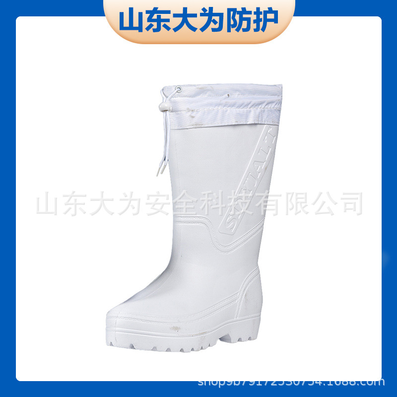 防滑EVA泡沫水鞋水靴男女高筒厨房食品厂防水耐油保暖冬季棉长筒