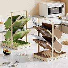 厨房台式筷子笼刀架餐具置物架多层收纳架可沥水架家用免打孔创意