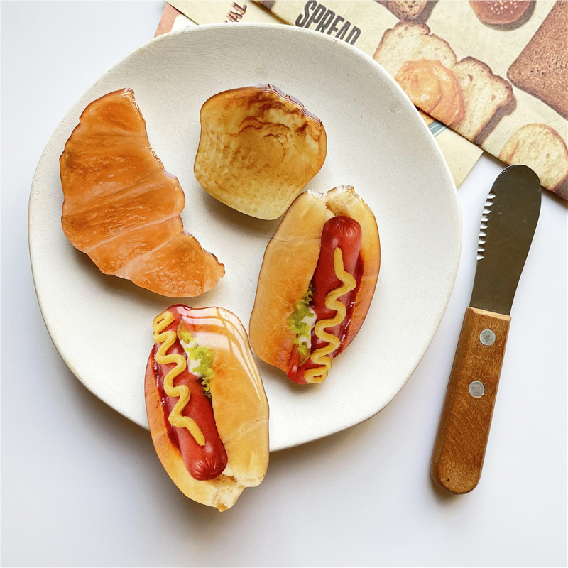 Simulation Food Color Block Arylic Classic Style   Retractable Mobile Phone Holder display picture 3