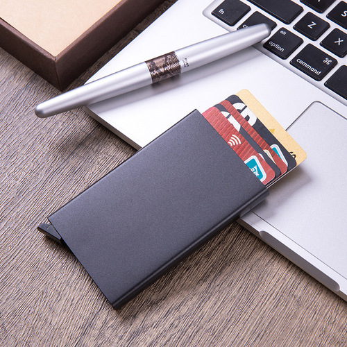 Anti-theft aluminum card case aluminum alloy case aluminum credit card box card case business anti-magnetic box bank card box 