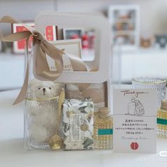 Gift bag transparent bag pvc handbag high-end birthday hand carry companion gift bag gift packaging bag