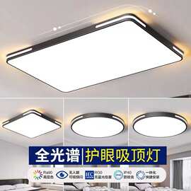 客厅灯现代简约大气主灯全光谱护眼超薄led吸顶灯全屋大厅大灯具
