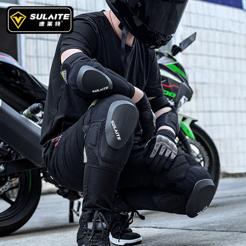Speedlite motorcycle knee pads, off-road protective equipment, riding leggings, racing elbow pads, full set of summer protective gear