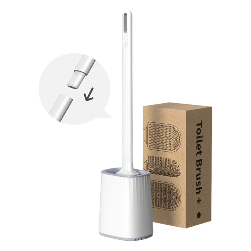 Xiangjia nuevo desmontable multi-funcional traje de cepillo de baño hogar mango largo a prueba de fugas cepillo de limpieza de inodoro al por mayor