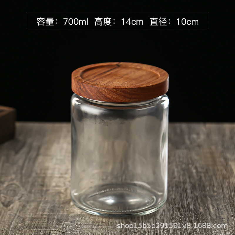 Chino retro Begonia flor vidrio sellado tarro caramelo snack tarro de almacenamiento frutos secos tuerca de almacenamiento tarro