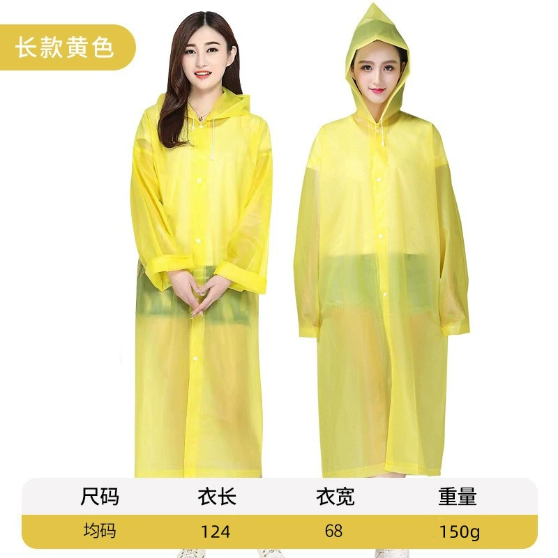 Travel raincoat for children and adults for men and women for hiking, increased thickness, 150 gram