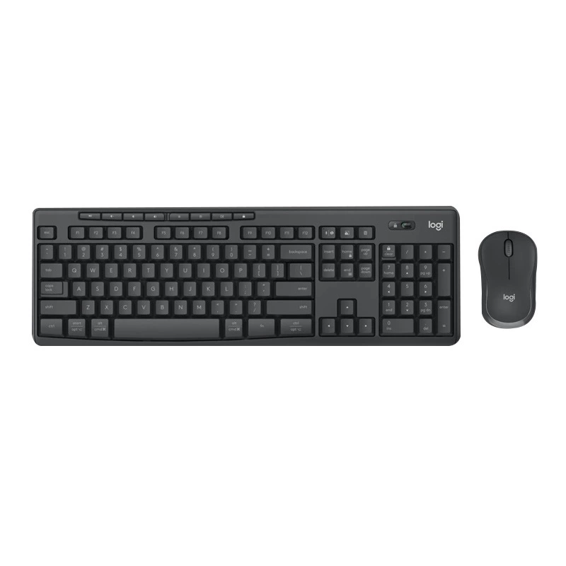 Logitech, wireless handheld set for commercial use for office, laptop, keyboard, mouse