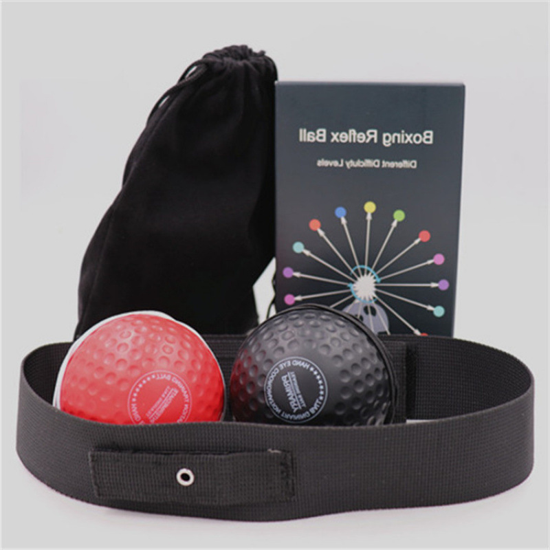 Fabricante directo para suministrar el nuevo tipo de boxeo de nylon con bolas de reacción de cabeza montadas en el equipo de entrenamiento de lucha de sanda.