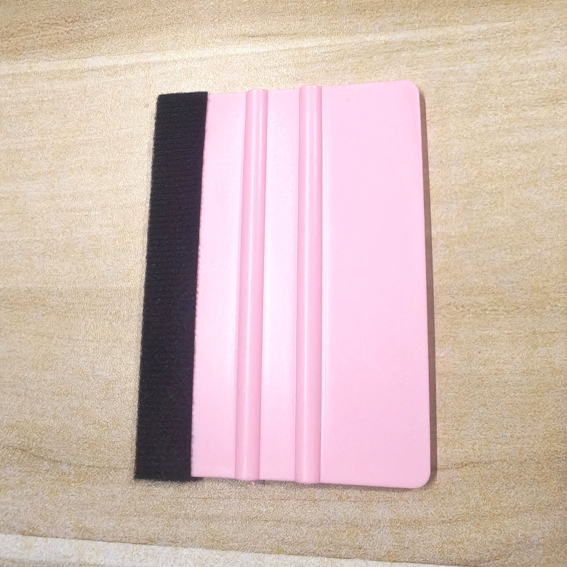 포장 천 핑크색 사각 스크래퍼 10X7CM