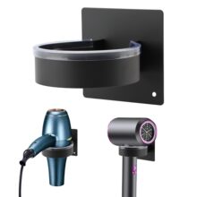 免打孔吹风机置物架壁挂电吹风支架卫生间吹风筒挂架收纳吹风机架