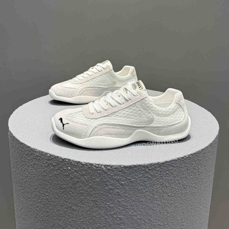 メンズシューズ 2025 新しい夏通気性メッシュ軽量スポーツカジュアル白靴ソフトソールフォレストシューズメンズ道徳トレーニングシューズ|undefined