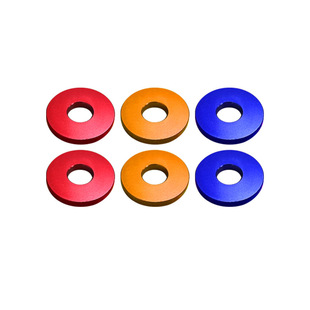 Suitable for Harley Touring Series Motorcycle Bumper Gasket Three-Color Gasket One-Bar Decorative Round Gasket Gasket
