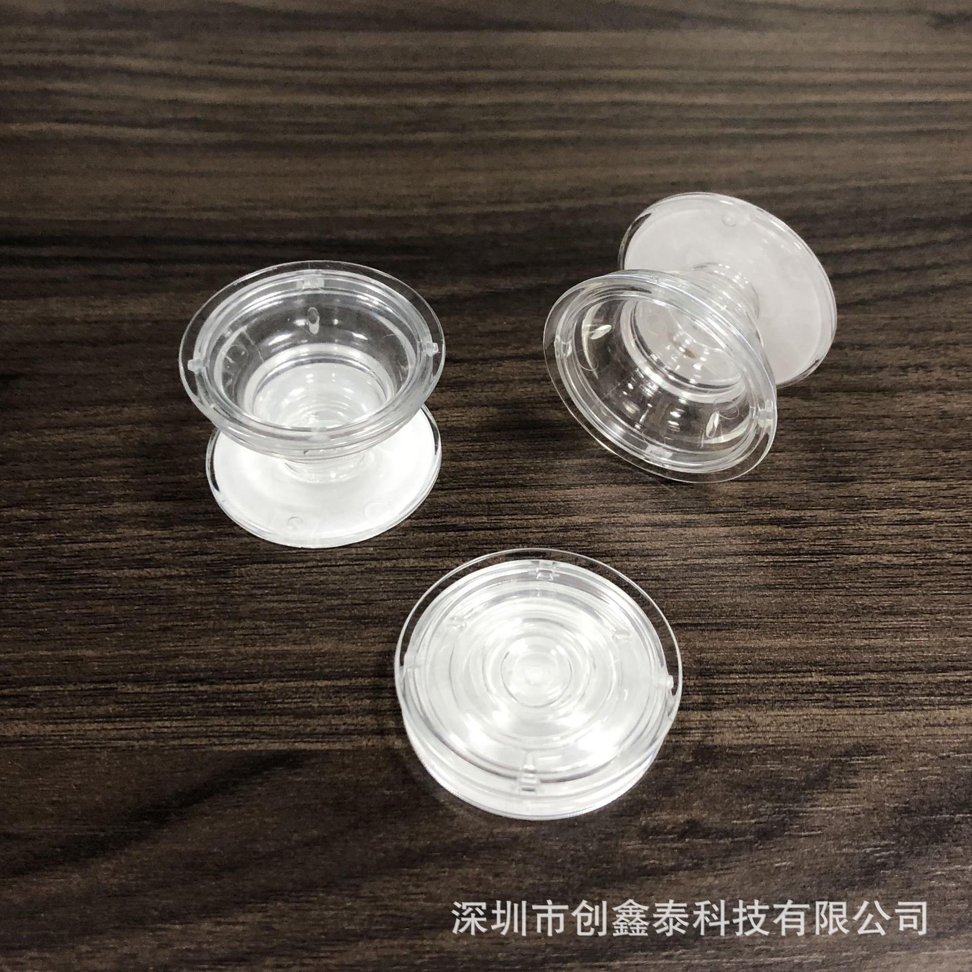 Transparent Airbag Bracket Round Telescopic Foldable High-Transparency Model with Clear Groove Flat Material DIY Foldable Phone