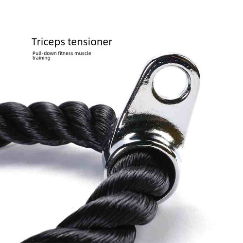 Bicep Training Dual-Head Resistance Band Gym Accessory Single-Head Dual-Head Triceps Pushdown Rope Surface Pull